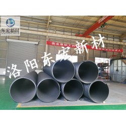 三門峽鋼帶增強(qiáng)聚乙烯螺旋波紋管廠家，DN800排污鋼帶波紋管